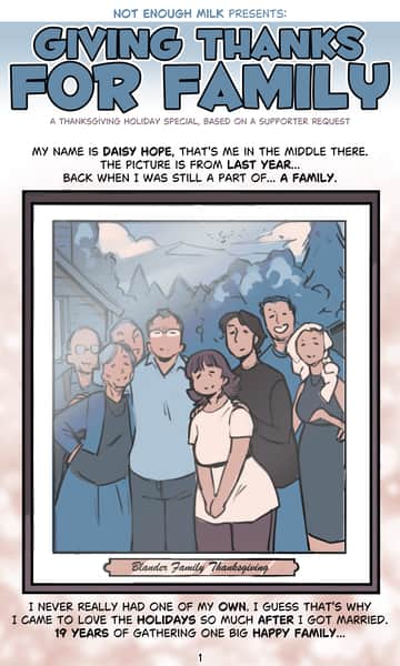 Giving Thanks for Family - Read free adult comic online