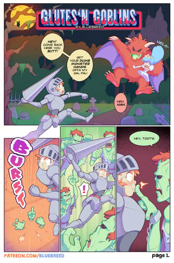 Glutes'N Goblins - Read free adult comic online