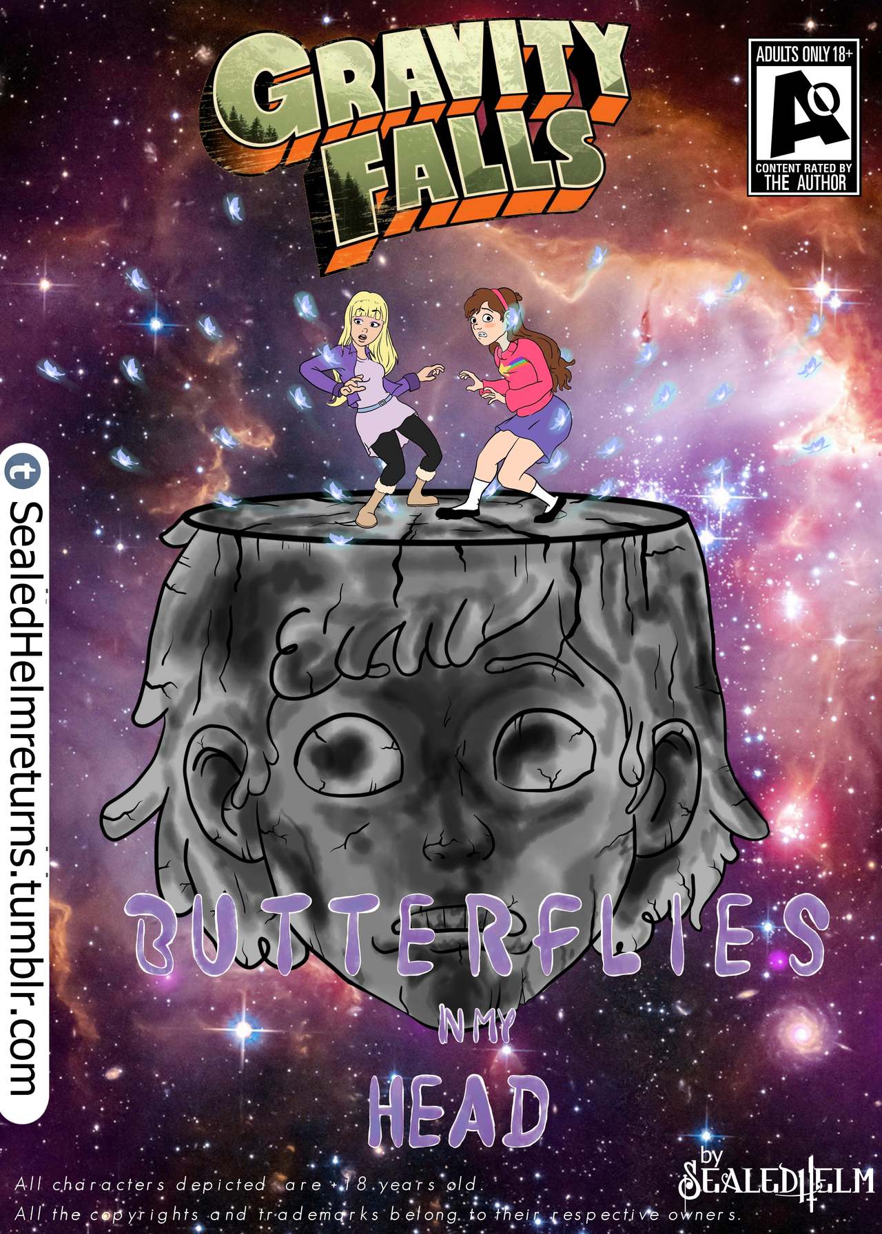 Gravity Falls - Butterflies in my Head - adult comic cover