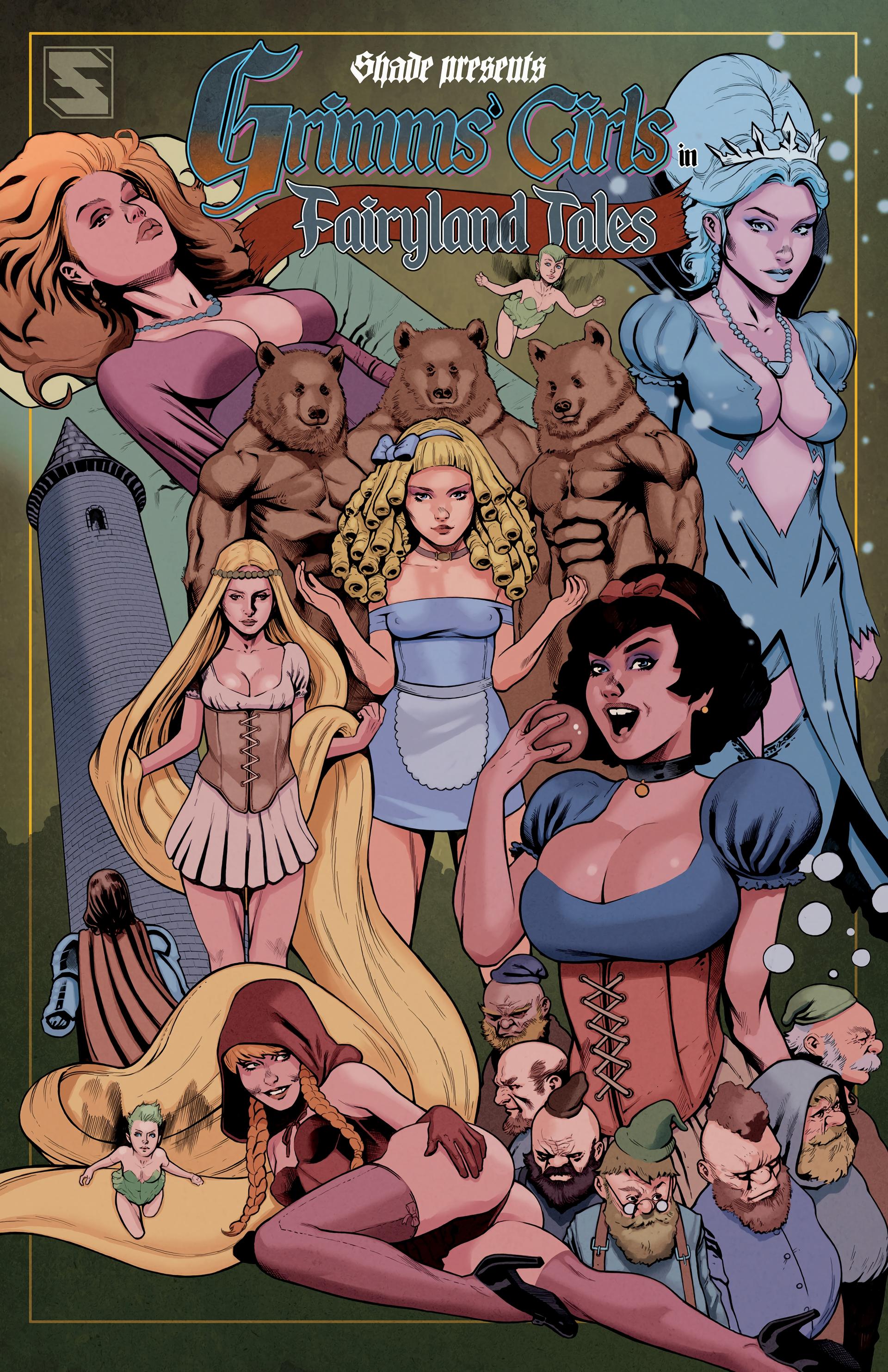 Grimms' Girls in Fairyland Tales - adult comic cover