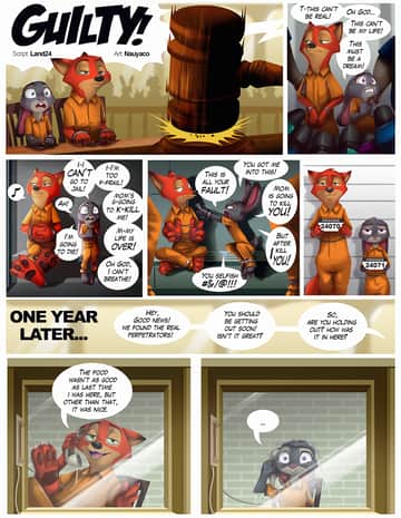 Guilty! Judy & Nick Go to Jail - Read free adult comic online