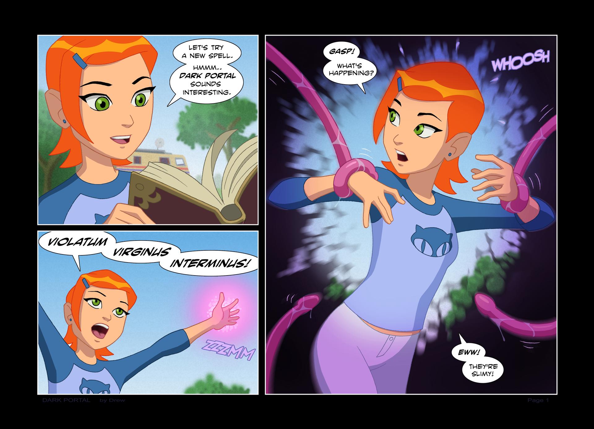 Gwen Magic Mistake - adult comic cover