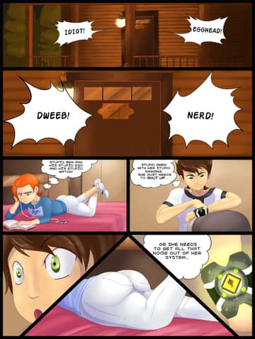 Gwen vs Fourarms - Read free adult comic online