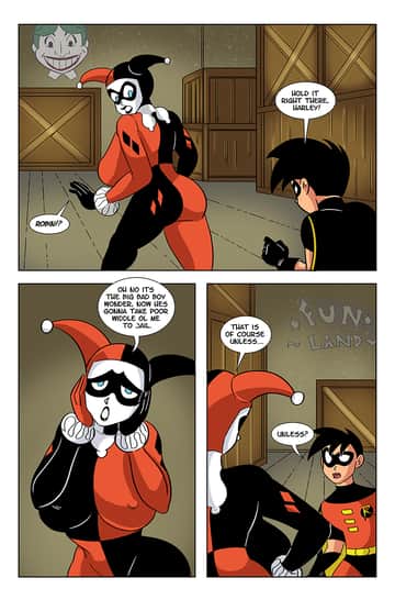 Harley and Robin in The Deal - Read free adult comic online