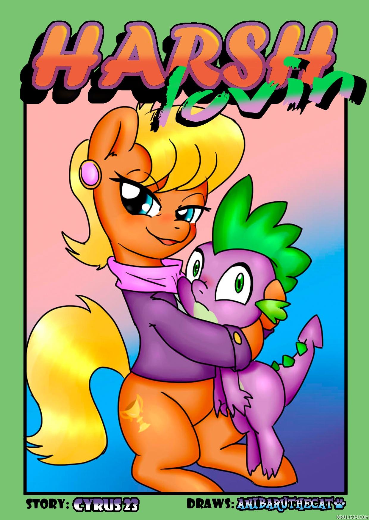 Harsh Lovin - adult comic cover