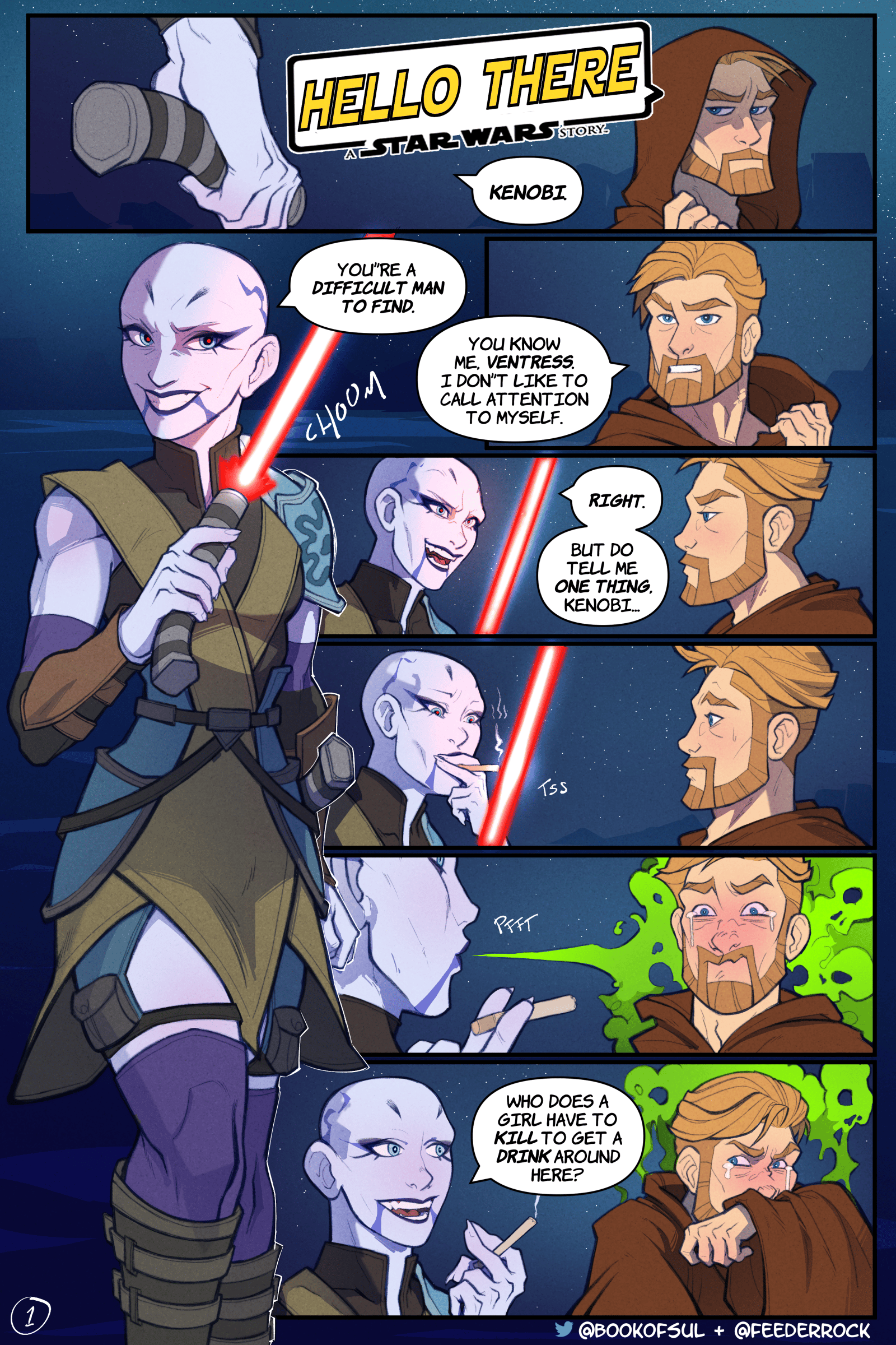 Hello There A Star Wars Story - adult comic cover