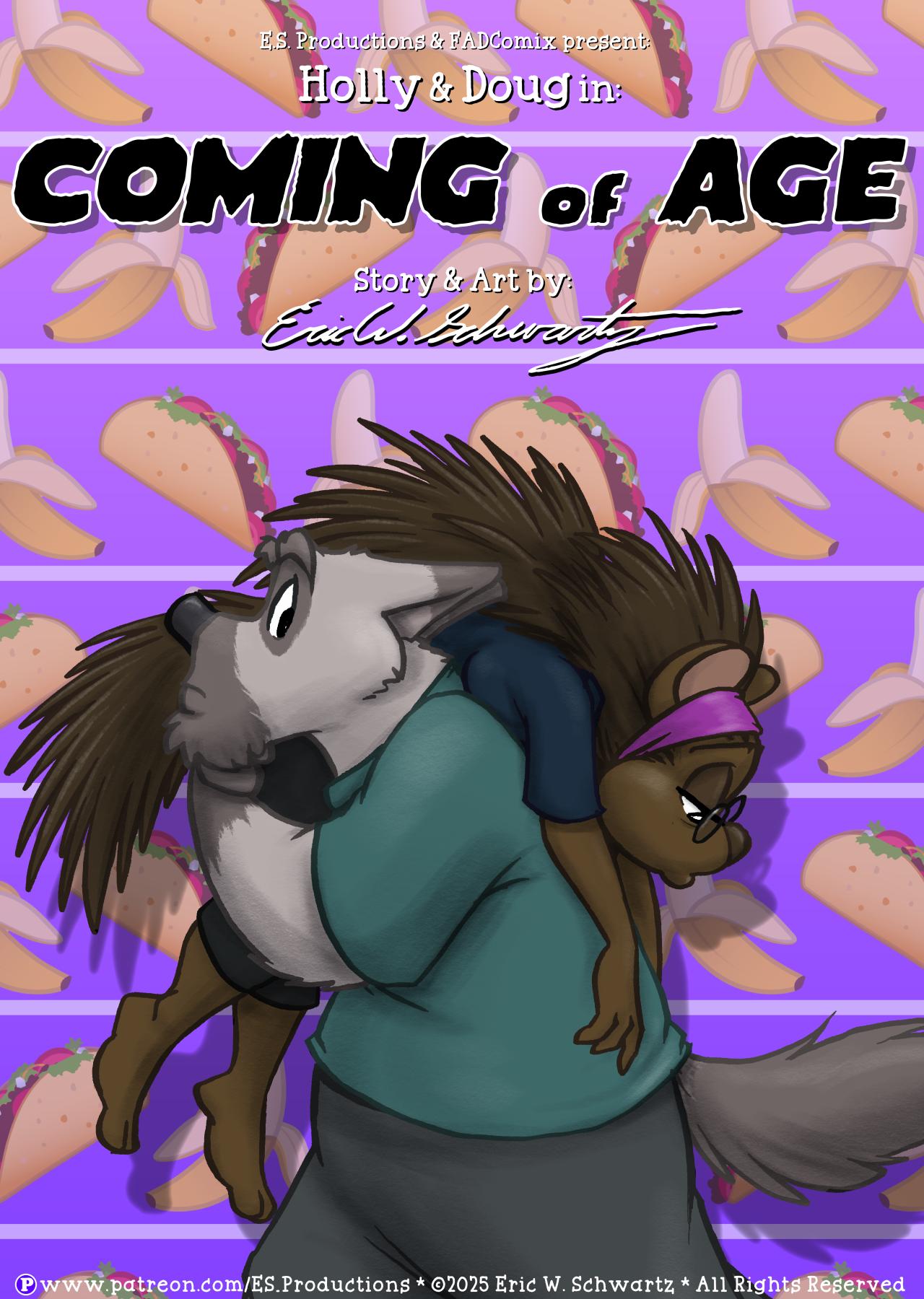 Holly & Doug: Coming of Age - adult comic cover
