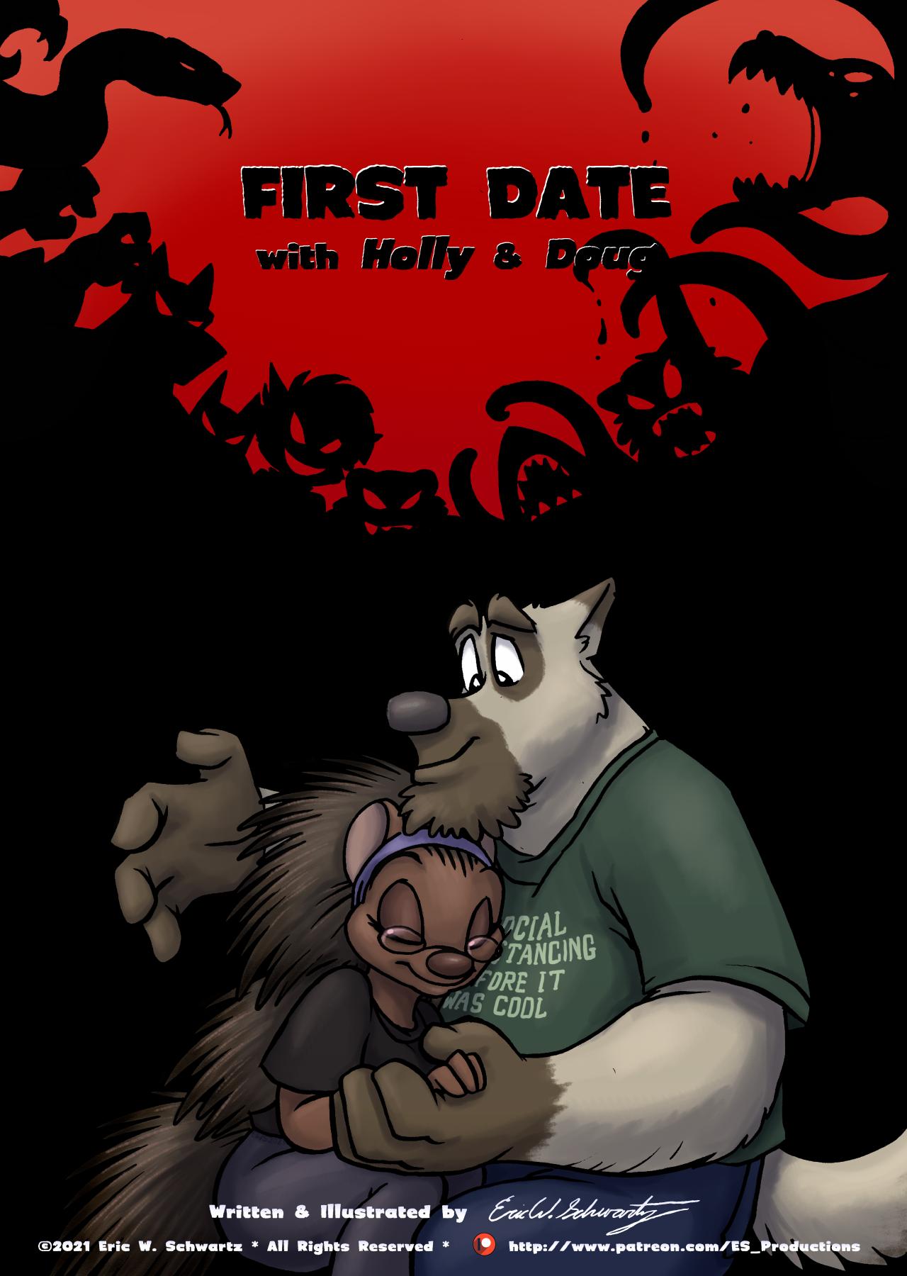 Holly & Doug's First Date - adult comic cover