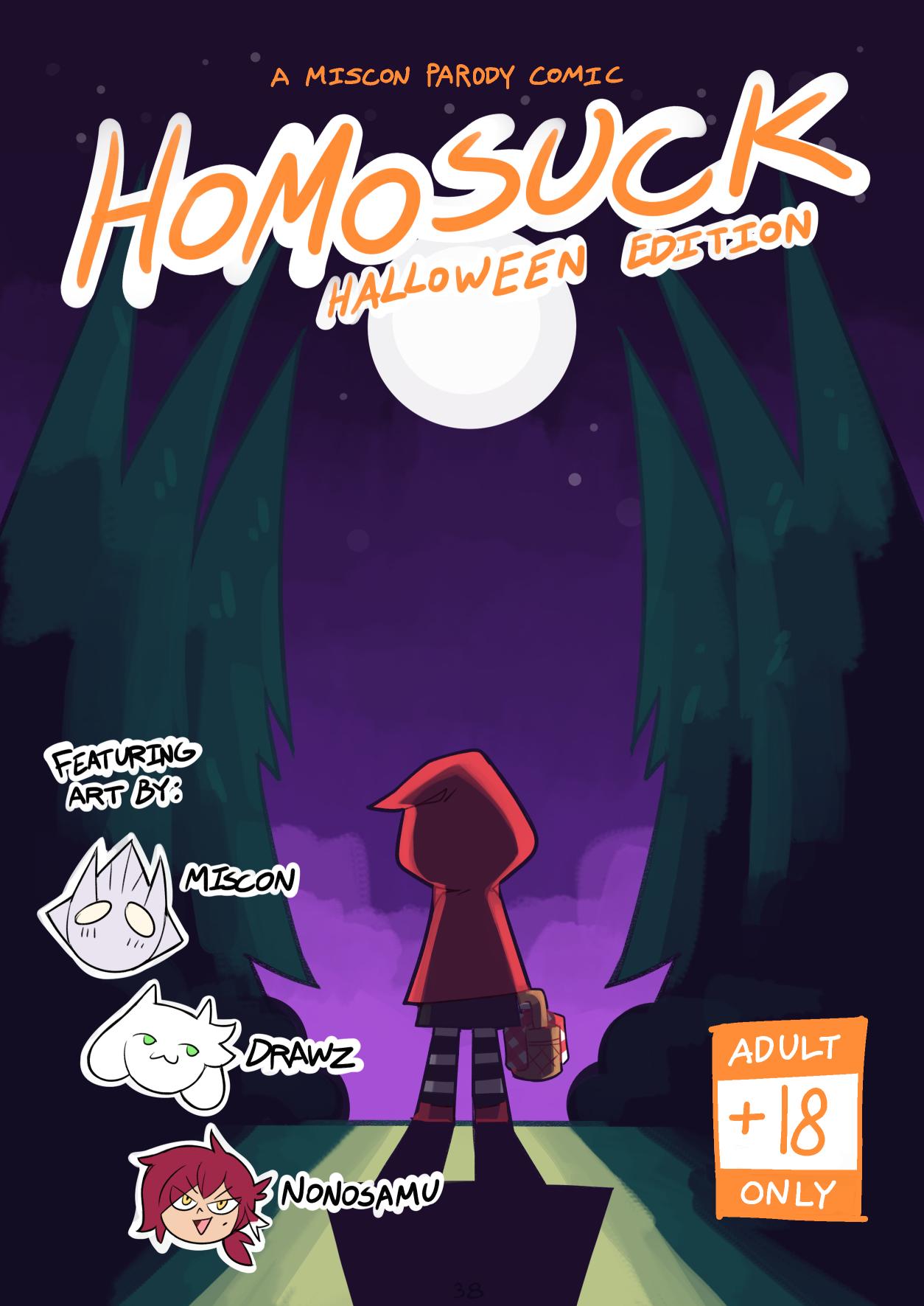 Homosuck Halloween Edition - adult comic cover