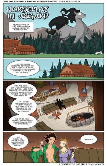 Horseplay In Asgard - Read free adult comic online