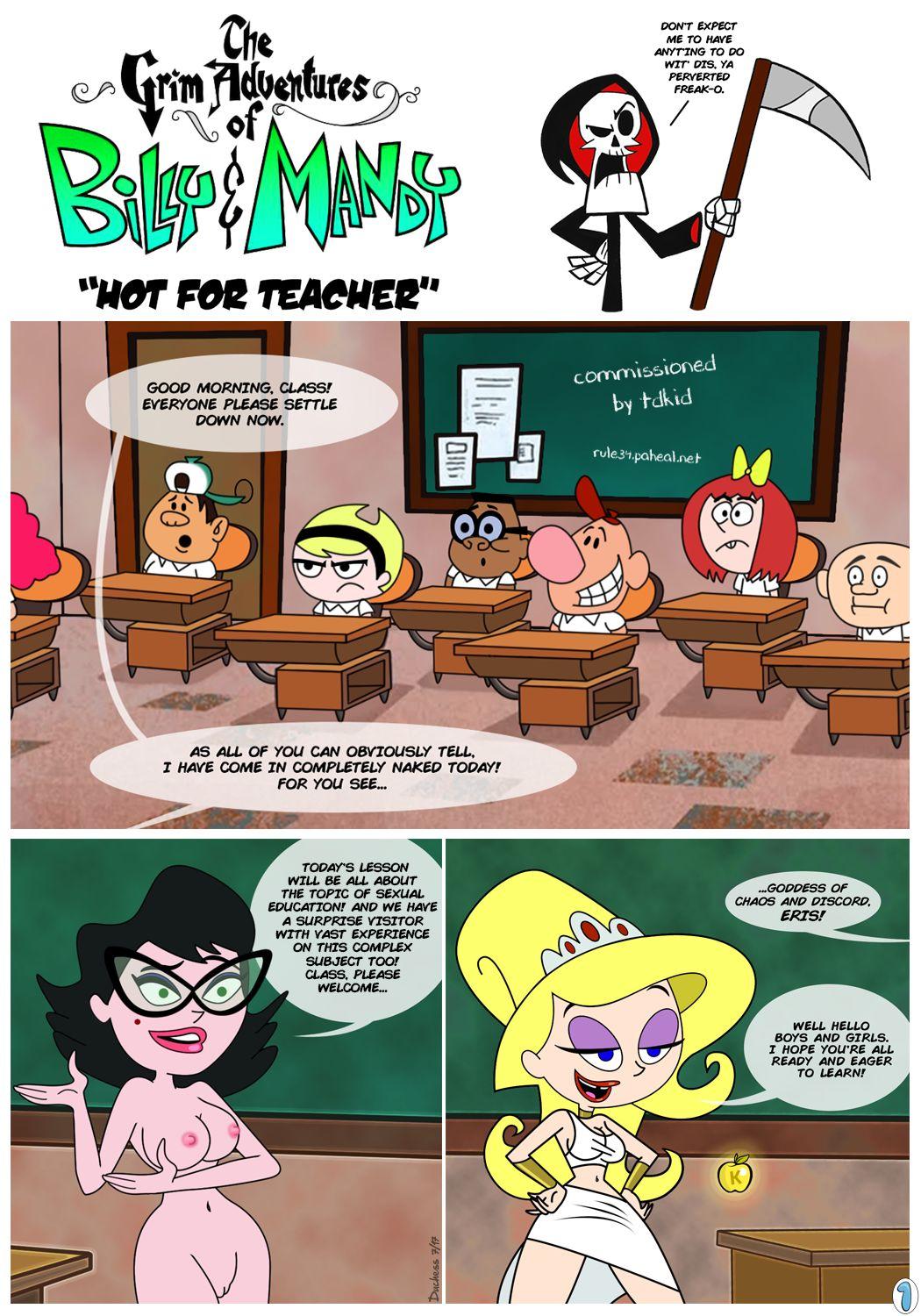 Hot For Teacher - adult comic cover