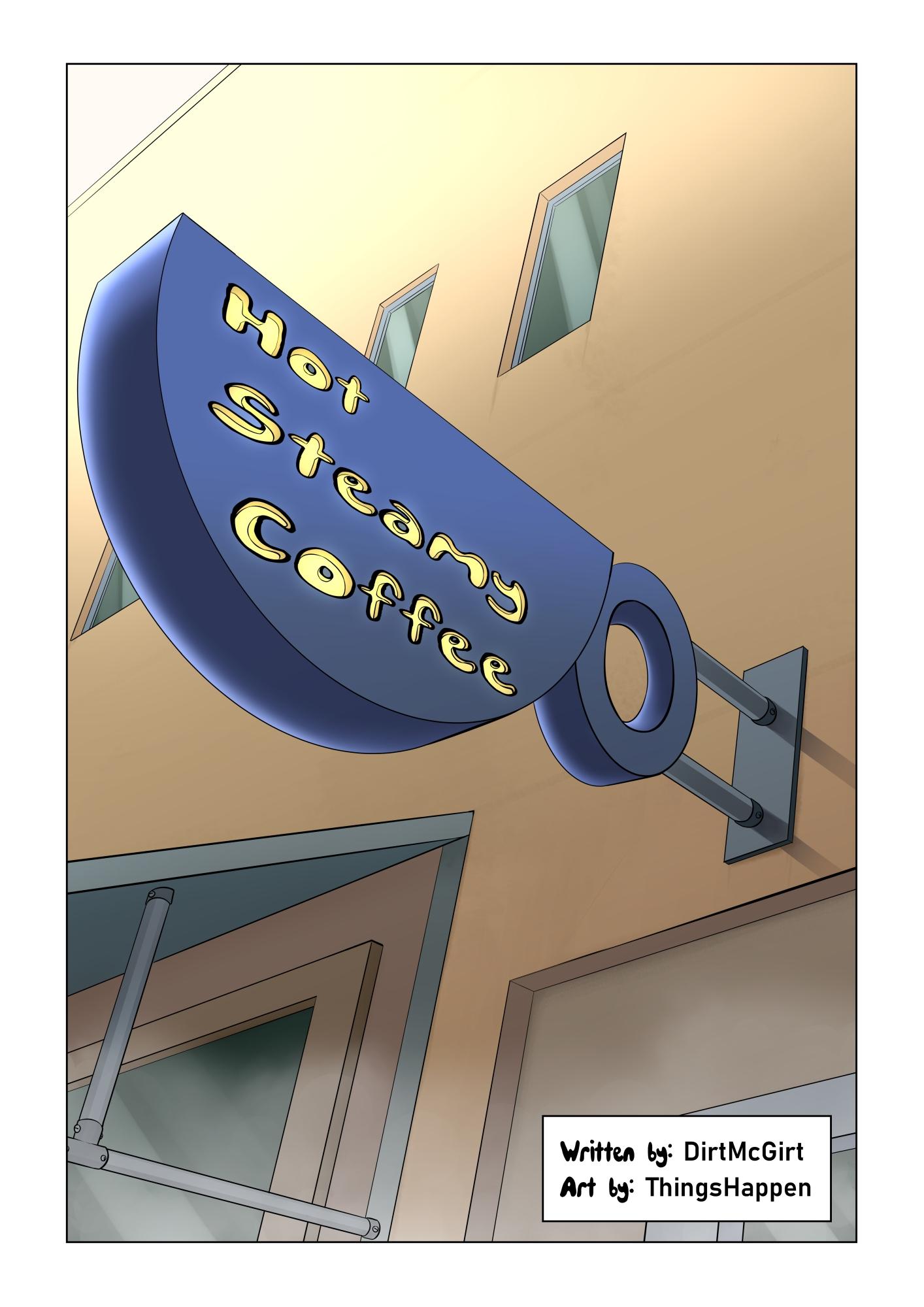Hot Steamy Coffee - adult comic cover