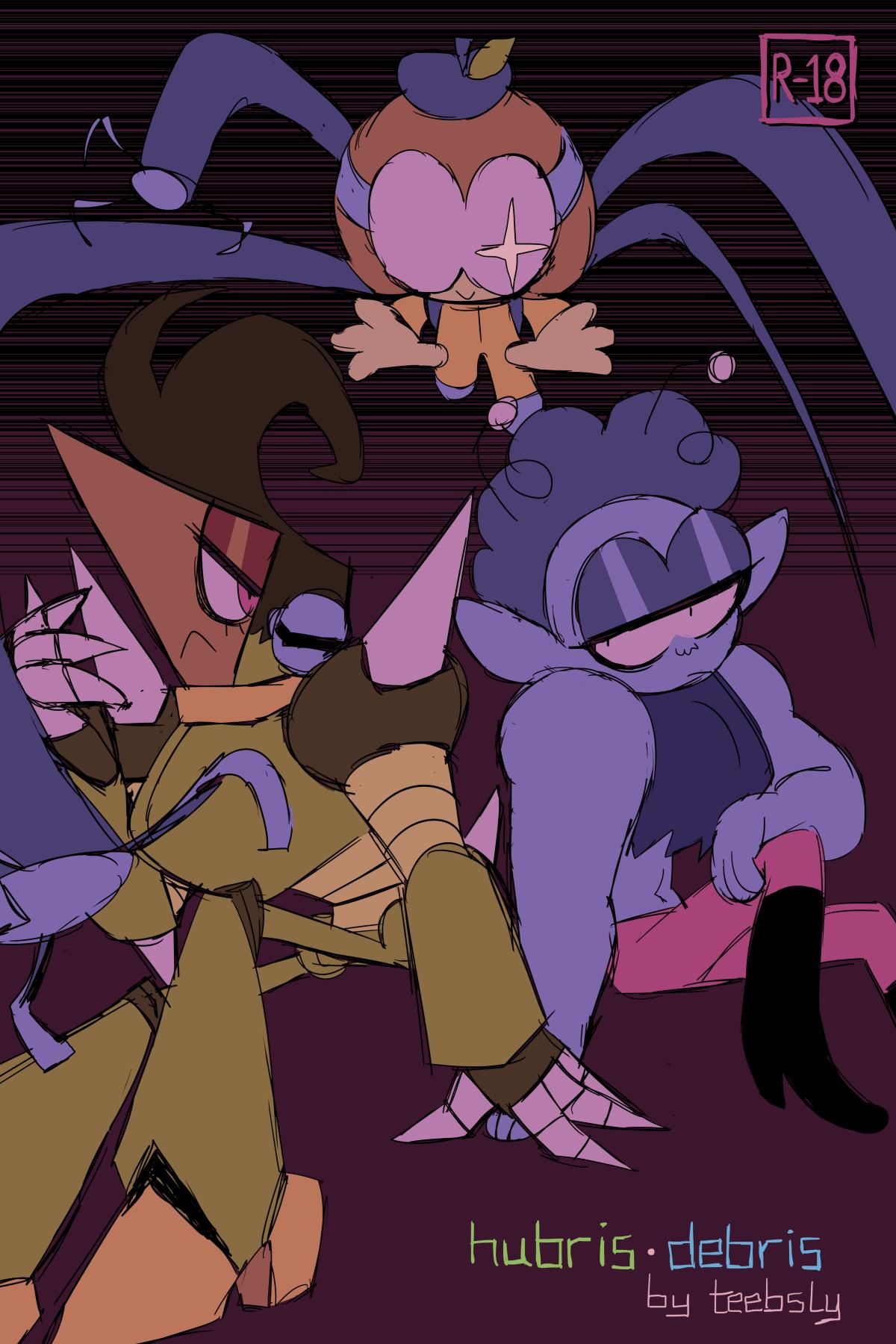 Hubris Debris - adult comic cover