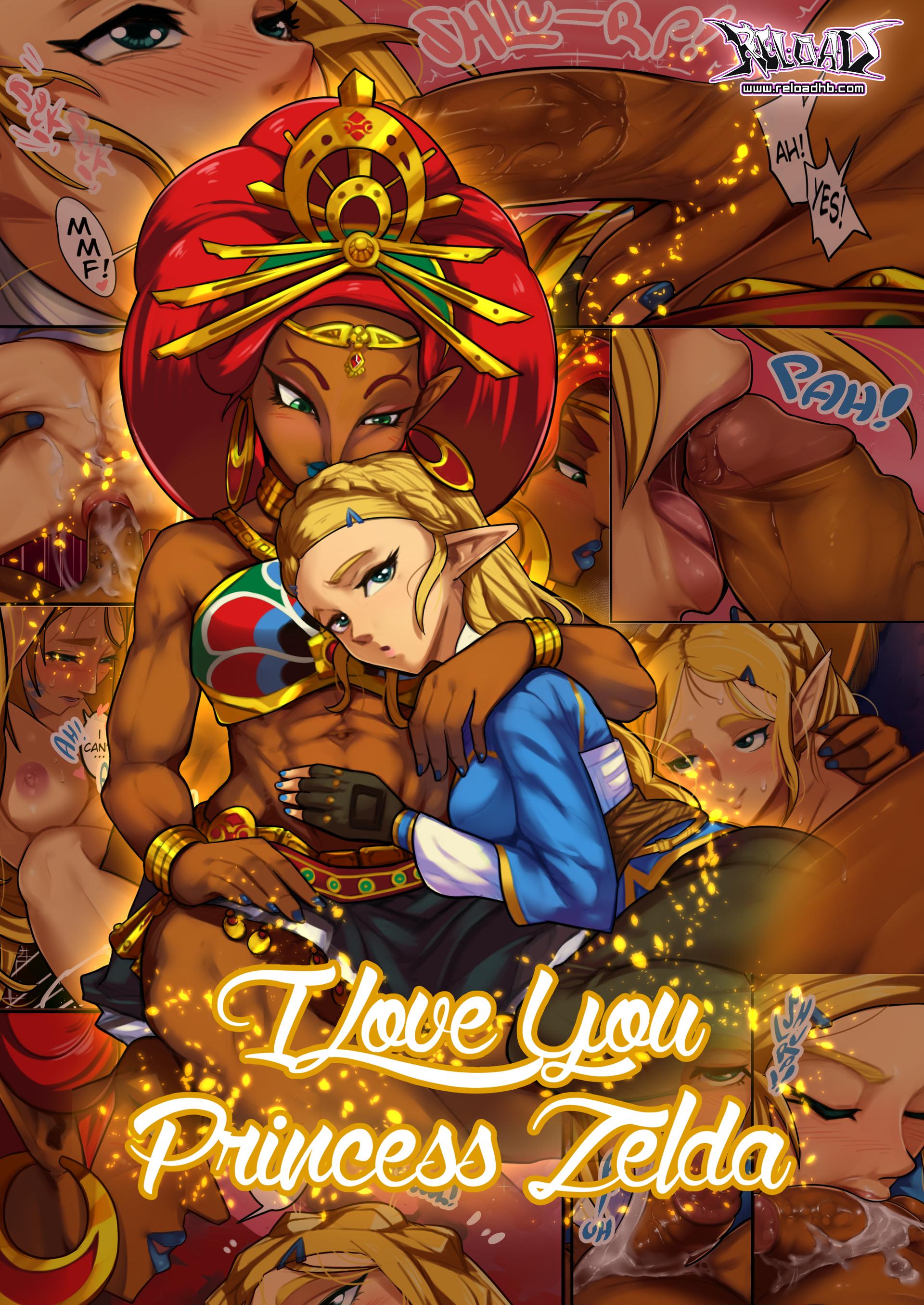 I Love You Princess Zelda - adult comic cover