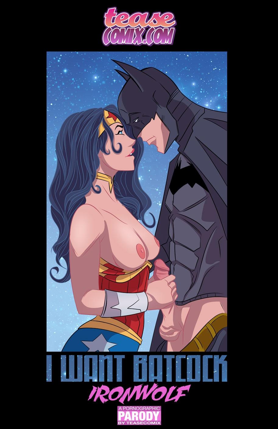 I Want Batcock - adult comic cover