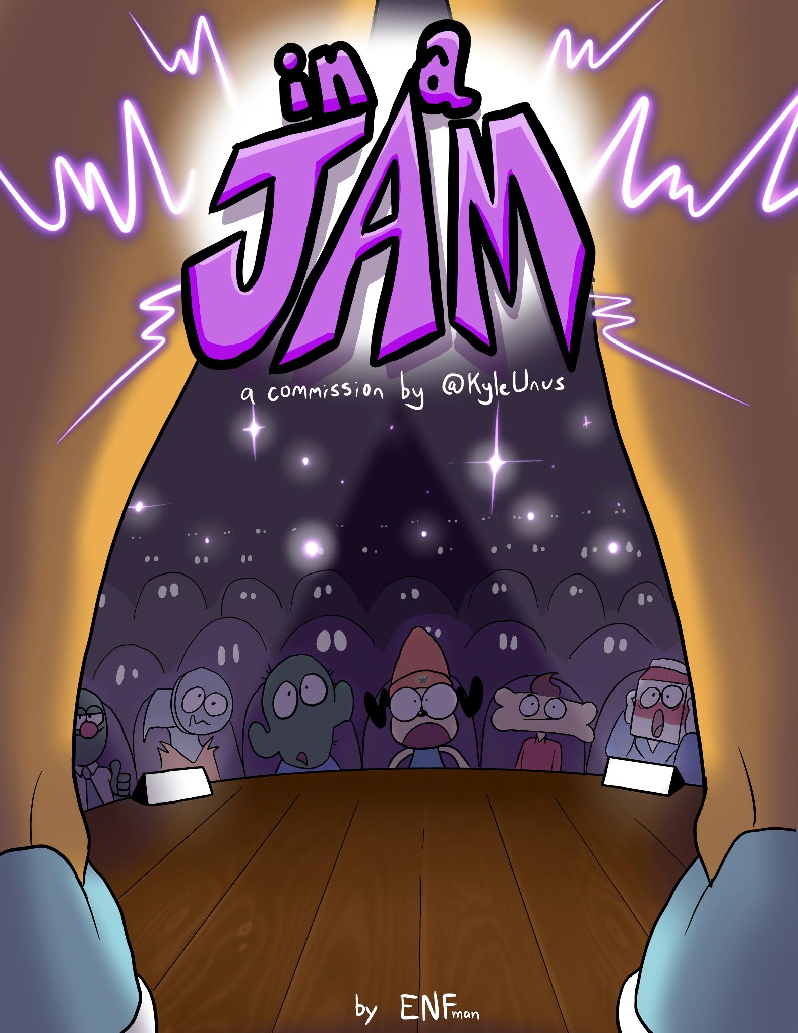 In a Jam - adult comic cover