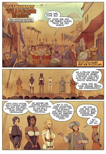 It's a Pleasure to Serve - Read free adult comic online