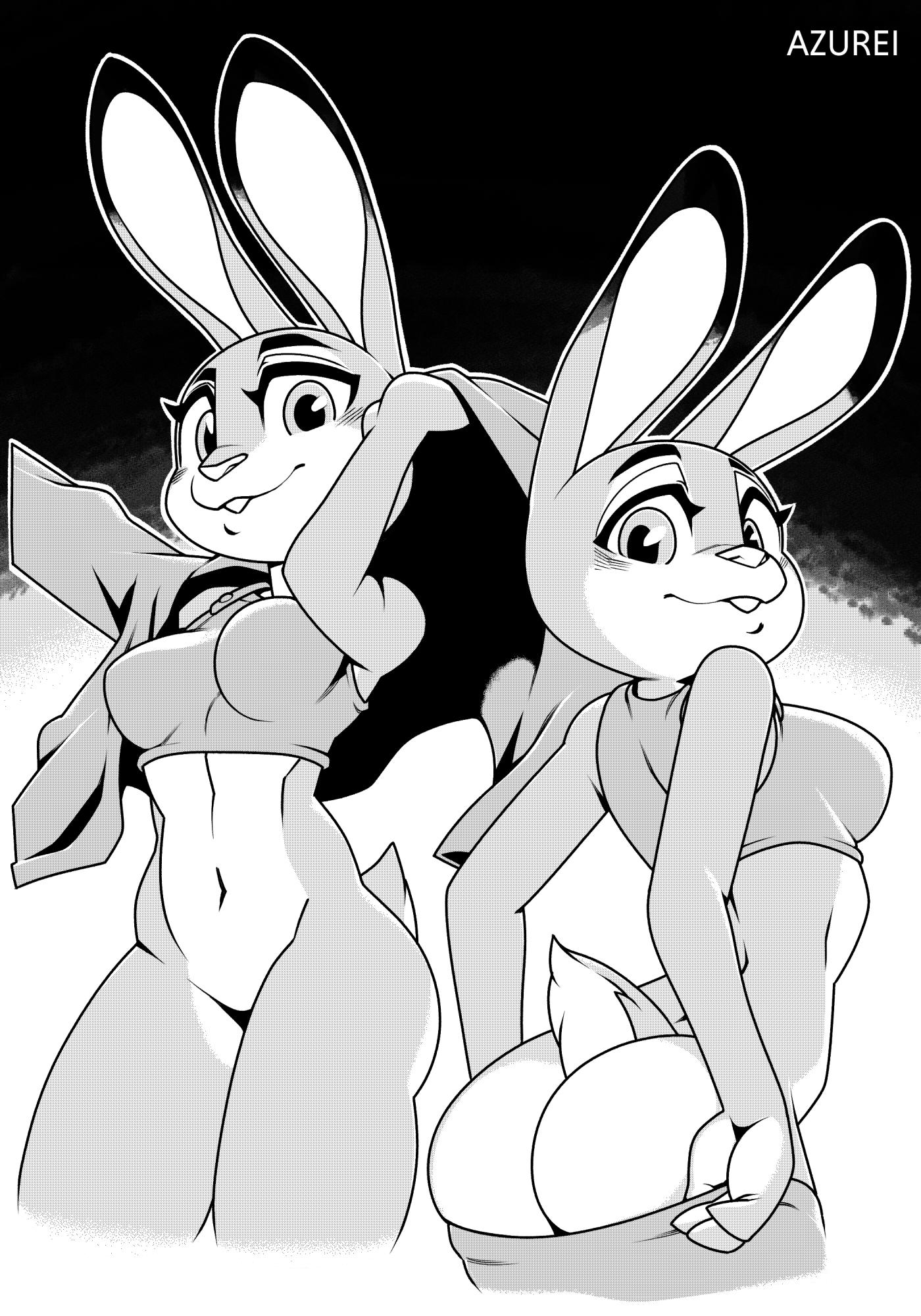 Judy Hopps x Nick Wilde - adult comic cover
