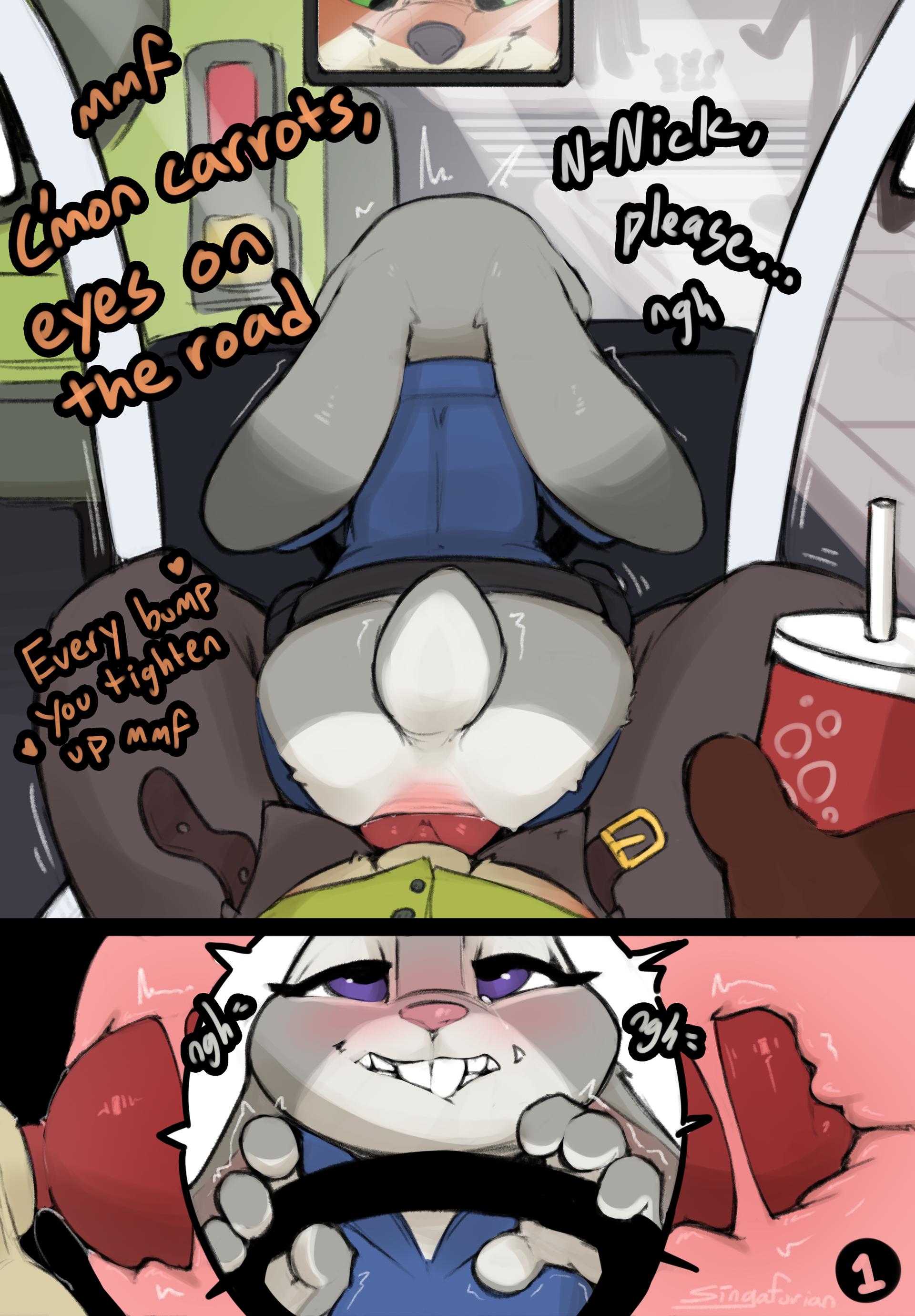 Judy x Nick - adult comic cover