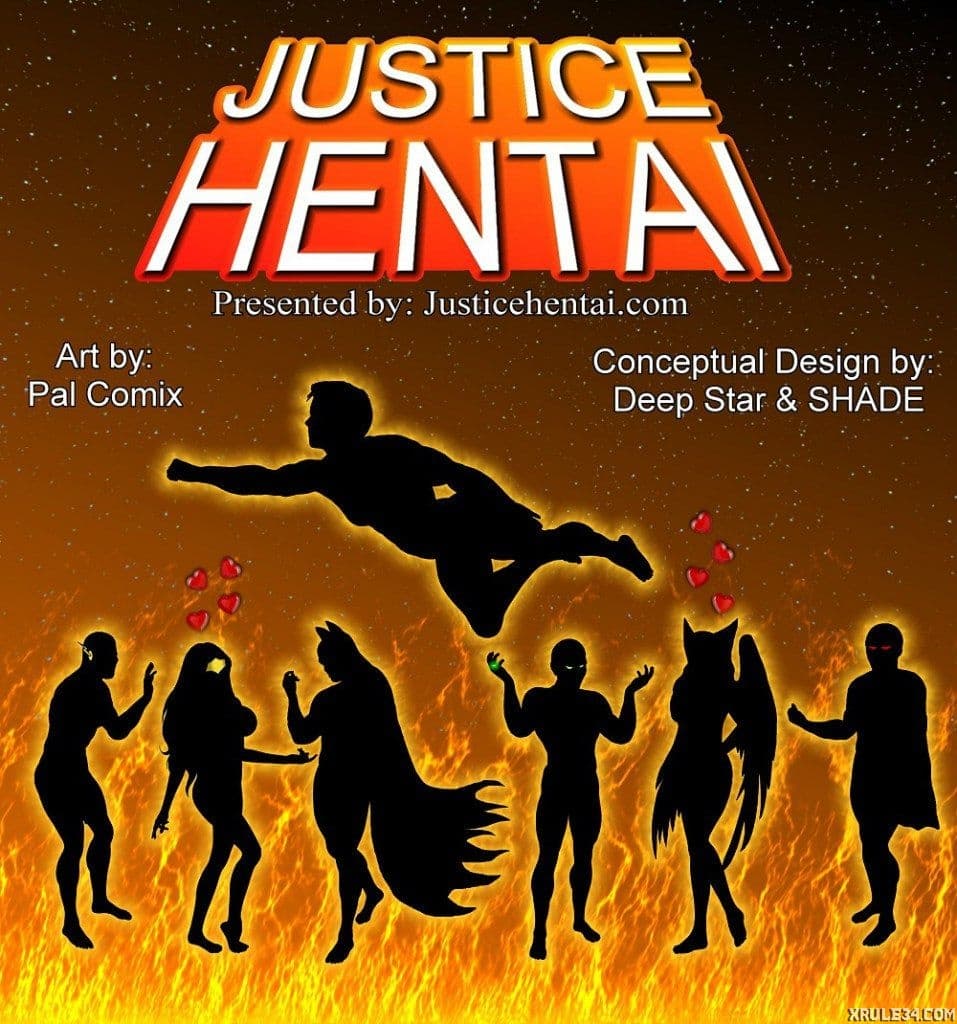 Justice Hentai - adult comic cover