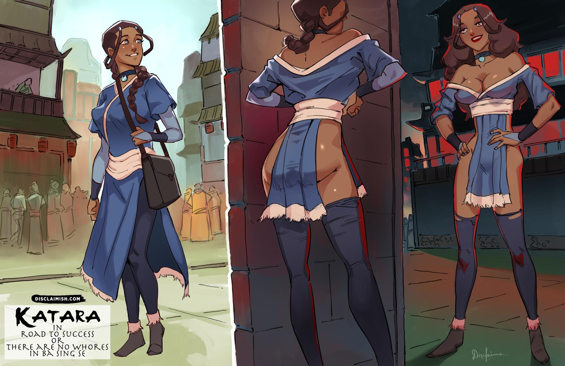 Katara in: Road to Success - adult comic cover