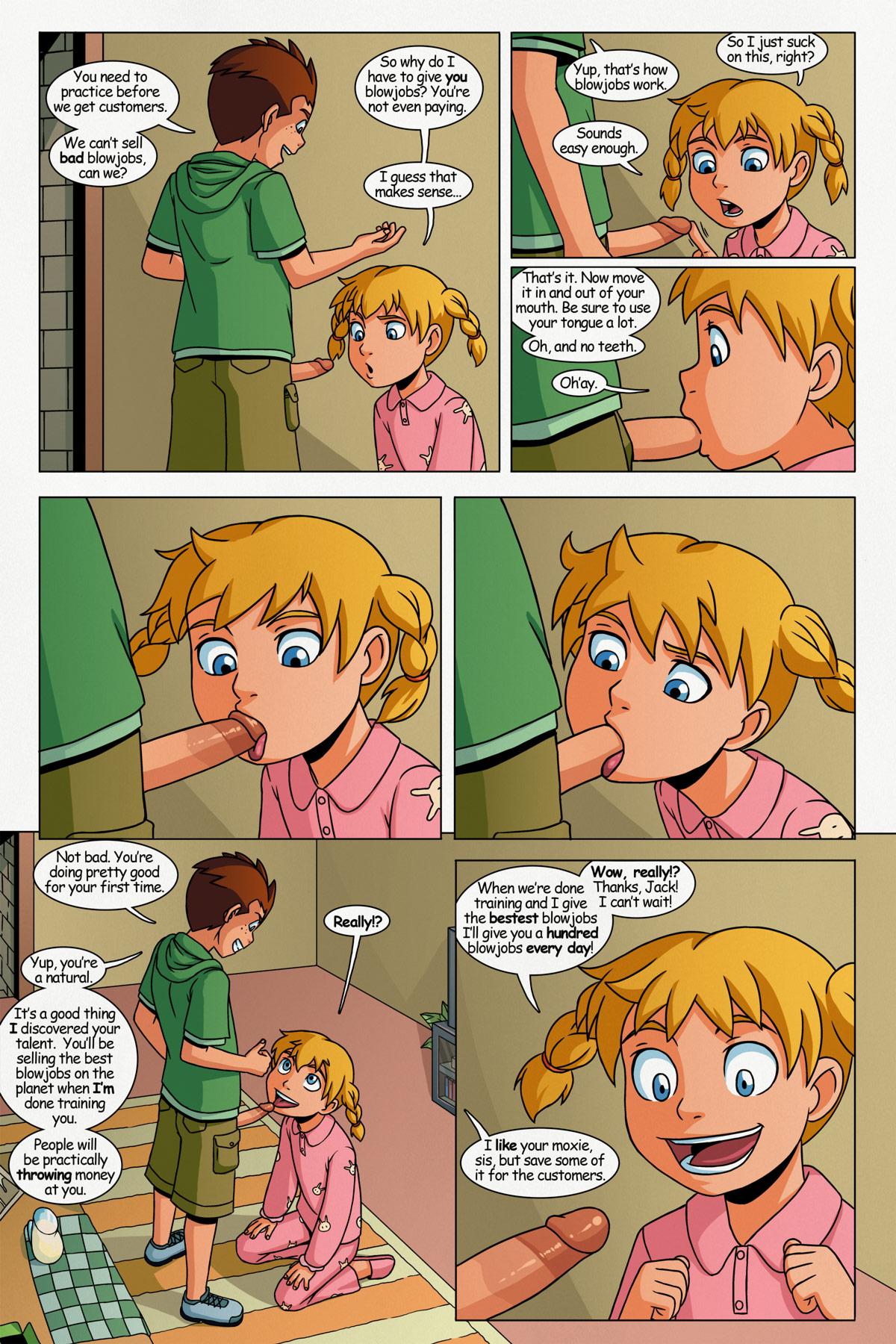 Katie's Training - adult comic cover