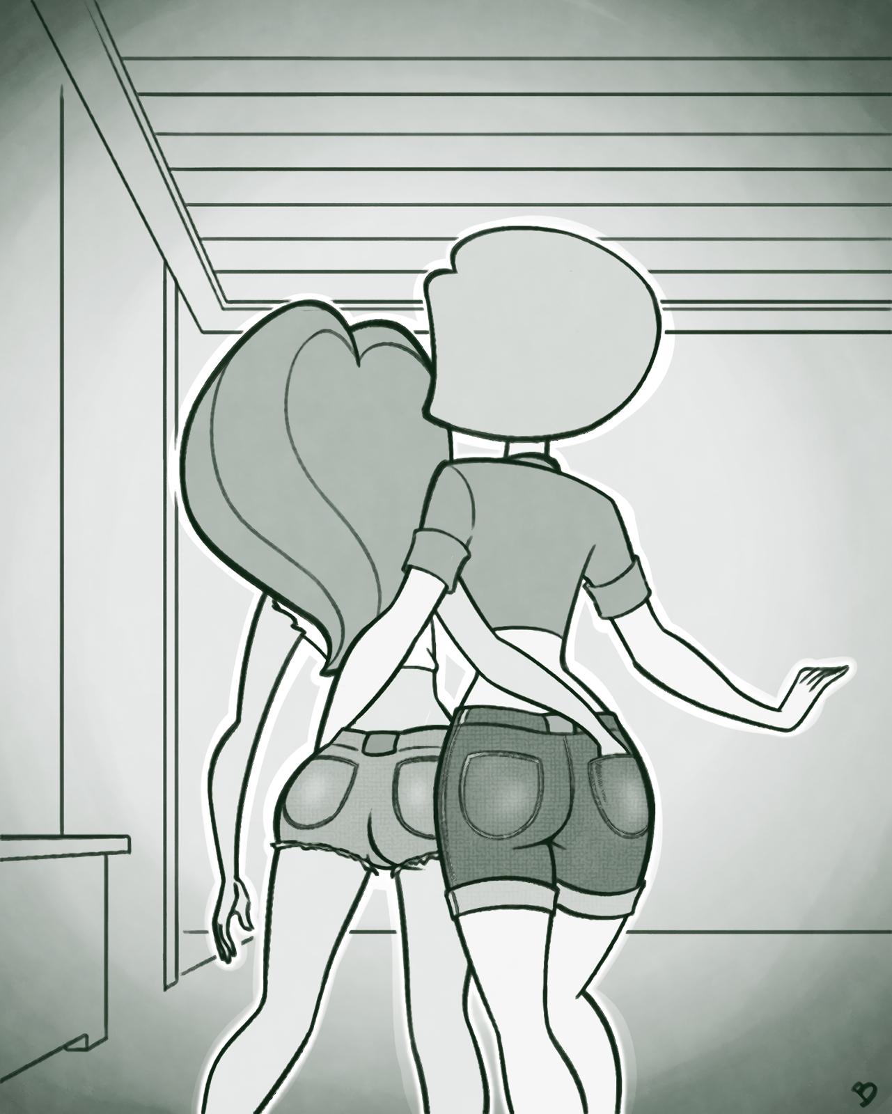 Kim and Ann - adult comic cover