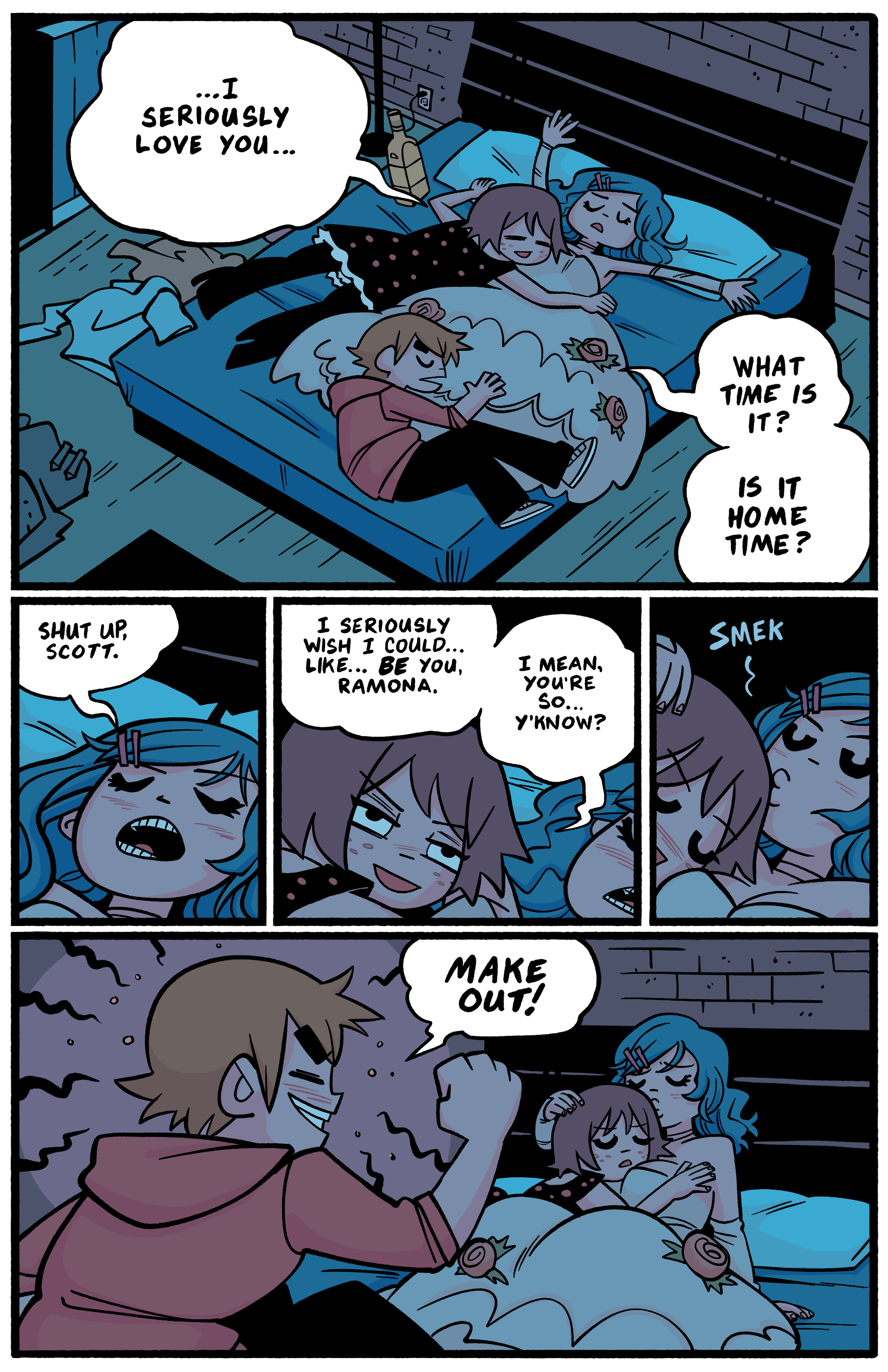 Kim and Ramona - adult comic cover