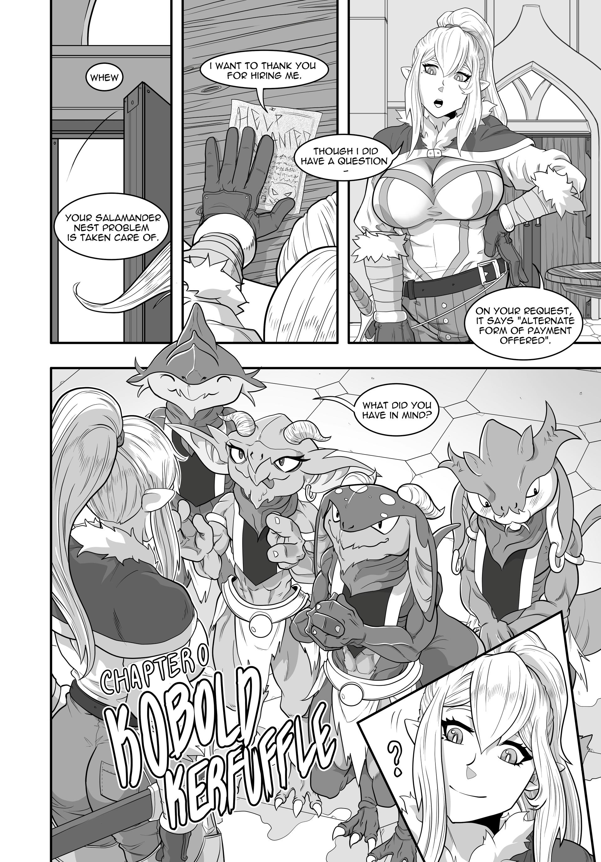 Kobold Kerfuffle - adult comic cover