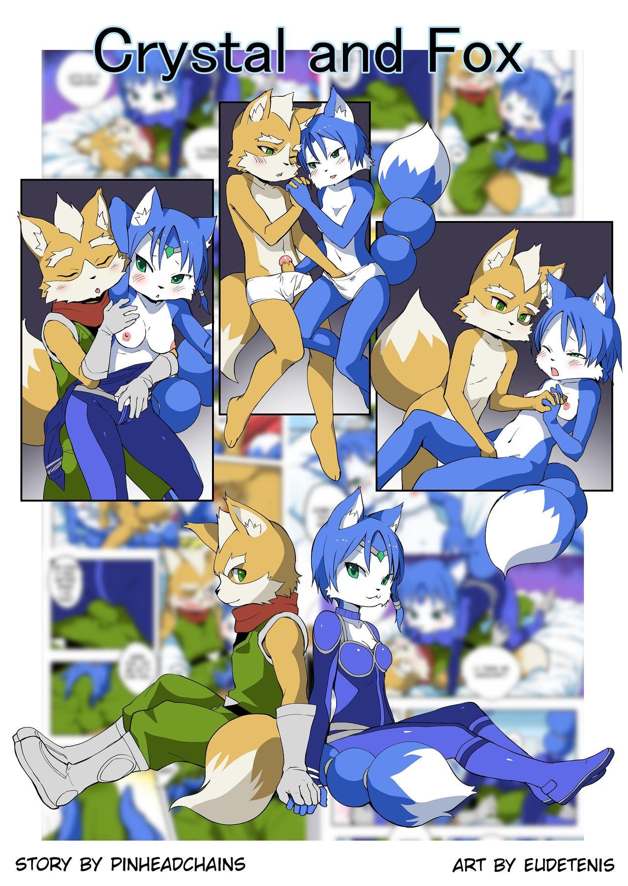 Krystal and Fox - adult comic cover
