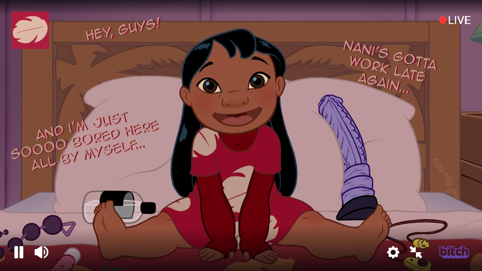 Lilo's Live Stream - adult comic cover