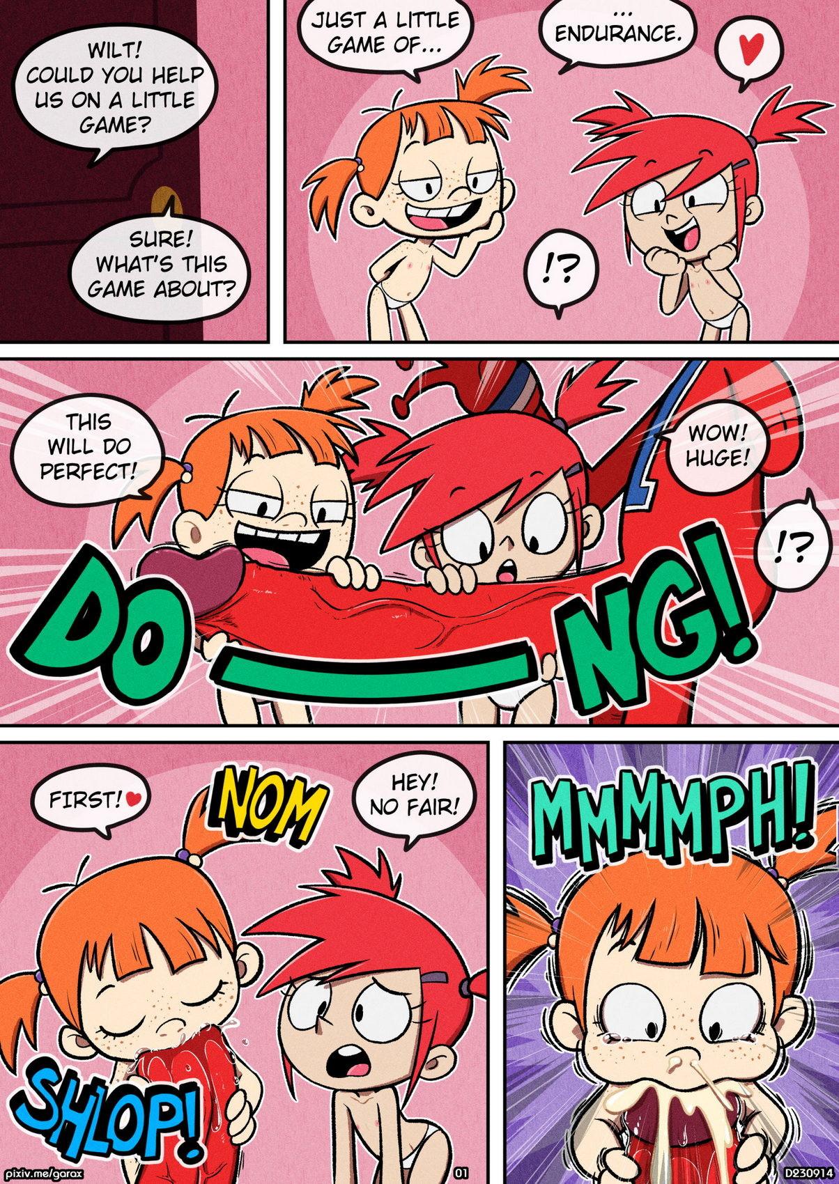 Little Game of Endurance - adult comic cover