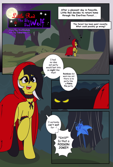 Little Red and the Big Bad Wolf - Read free adult comic online