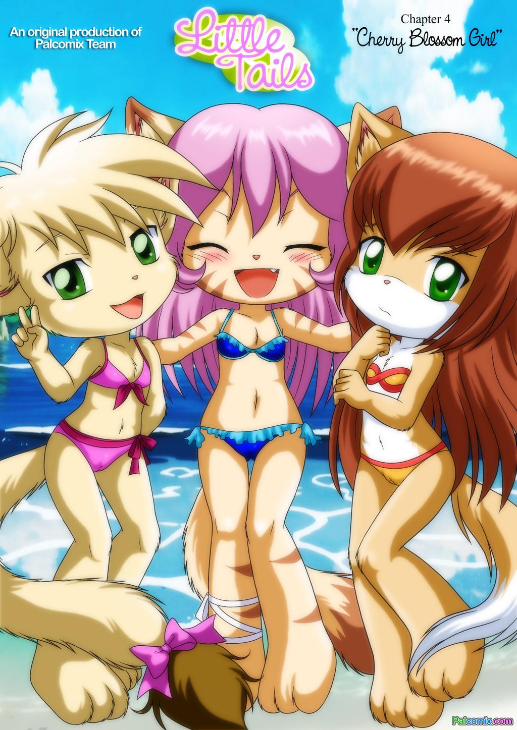 Little Tails 4: Cherry Blossom Girl - adult comic cover