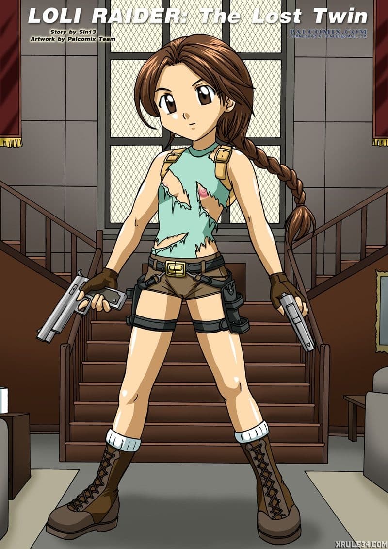 Lole Raider: The Lost Twin - adult comic cover