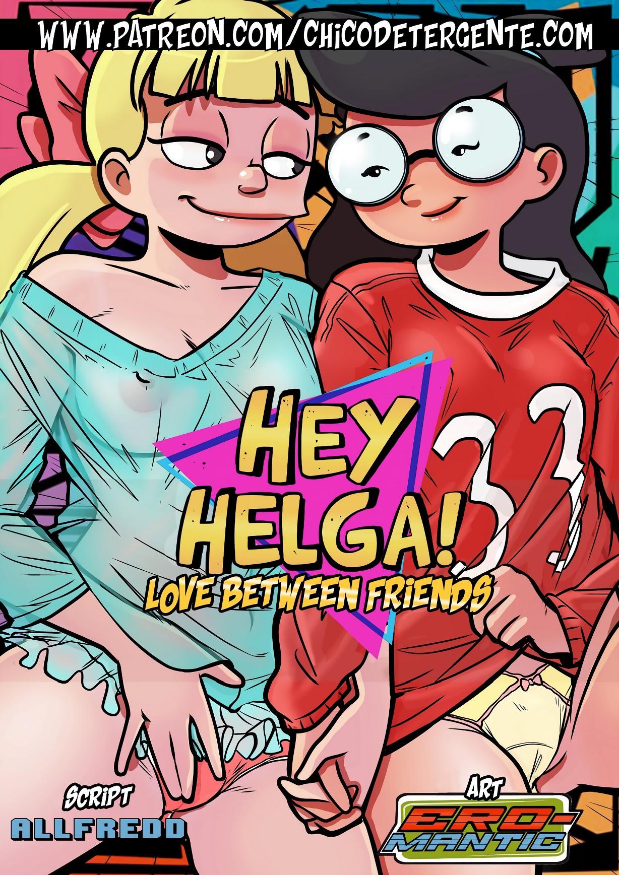 Love between friends - adult comic cover