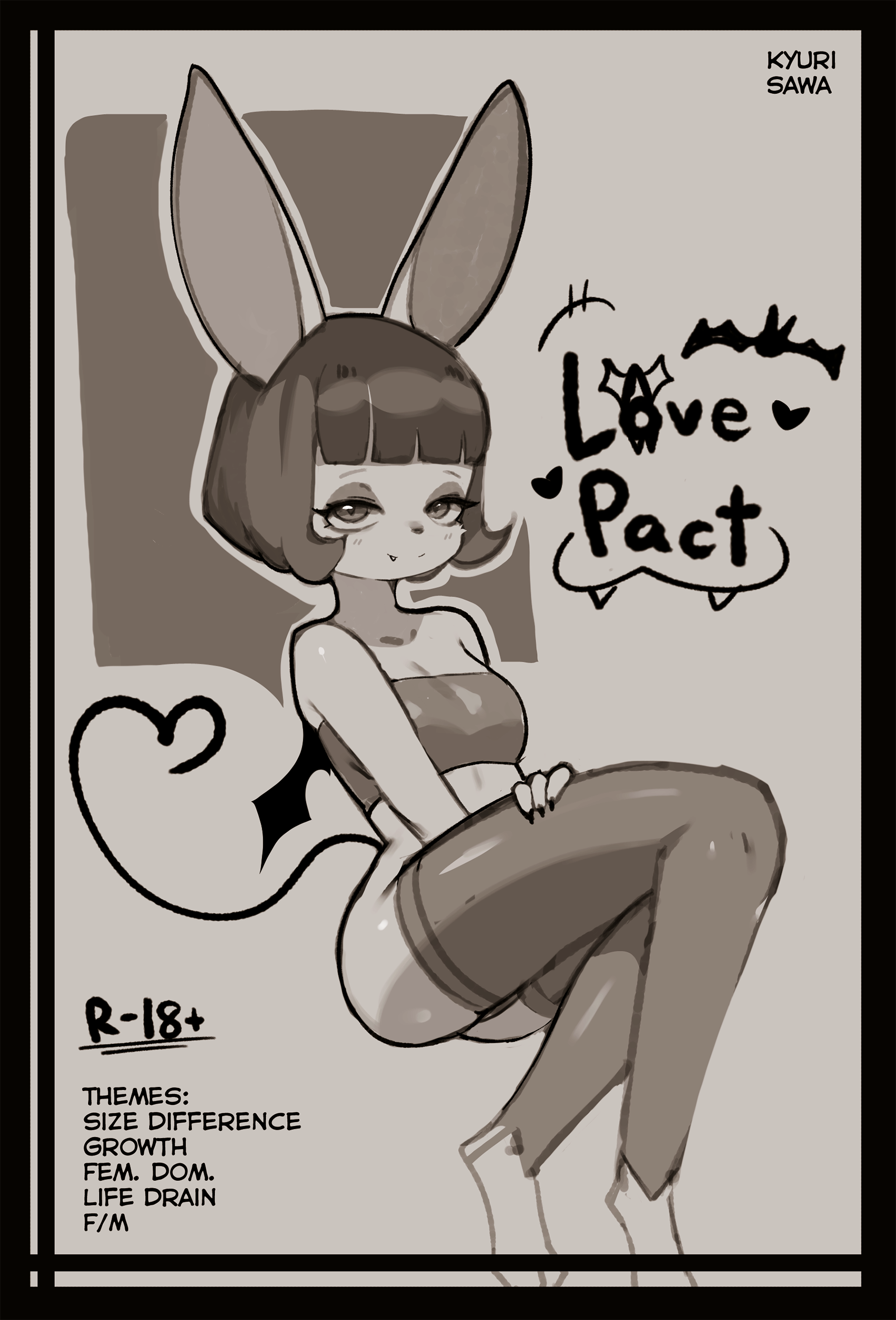 Love Pact - adult comic cover