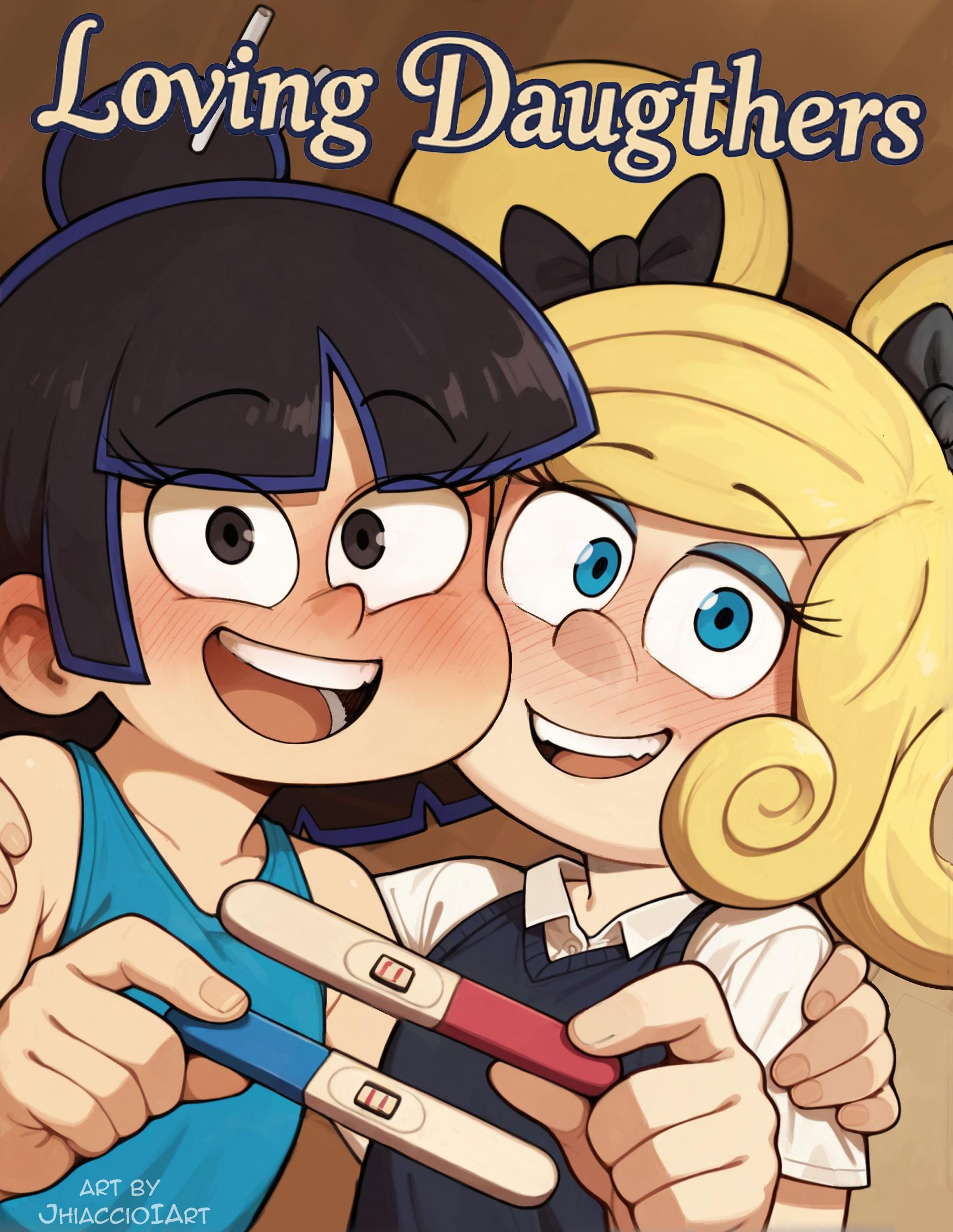 Loving Daughters - adult comic cover