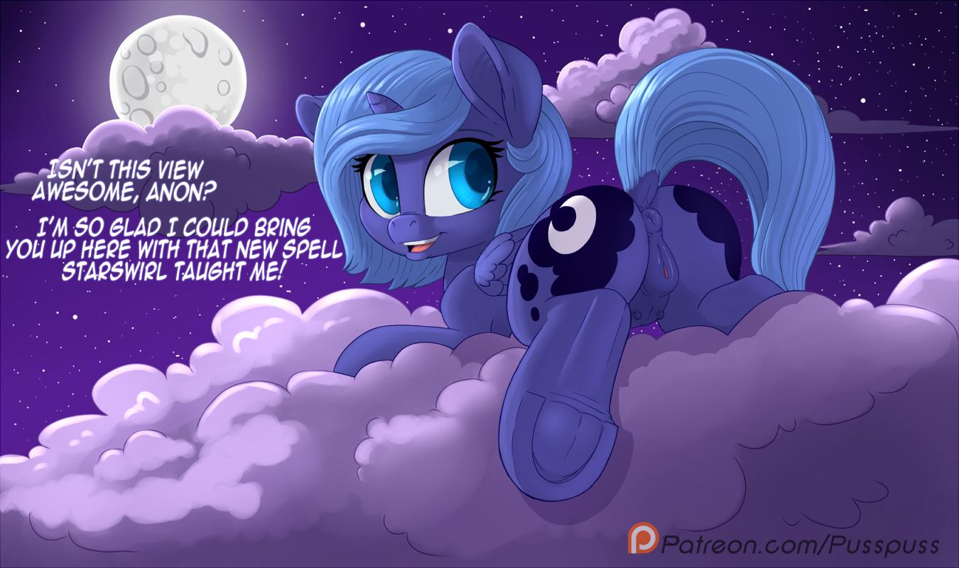 Luna and Anon - adult comic cover
