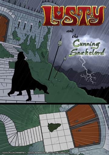 Lusty and the Cunning Snakelord - Read free adult comic online