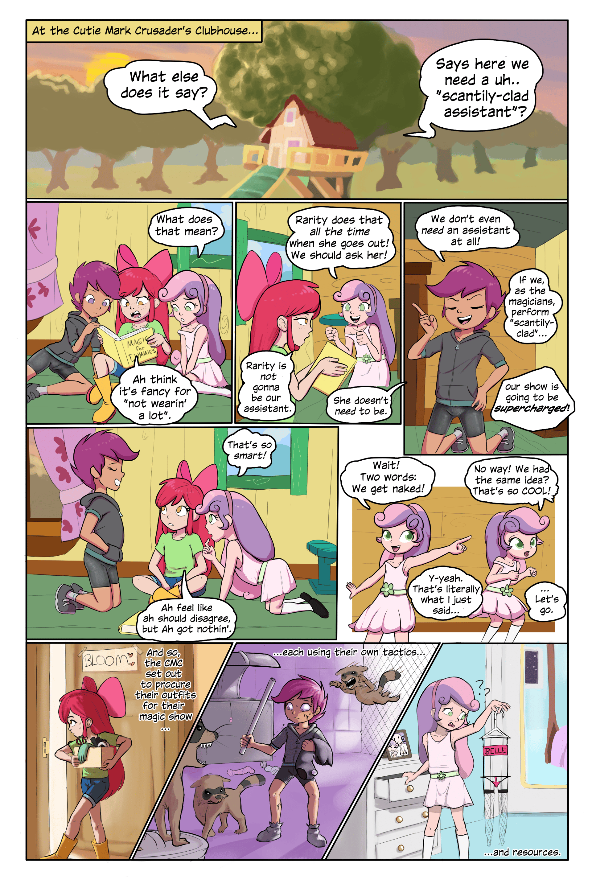 Magically Pernicious - adult comic cover
