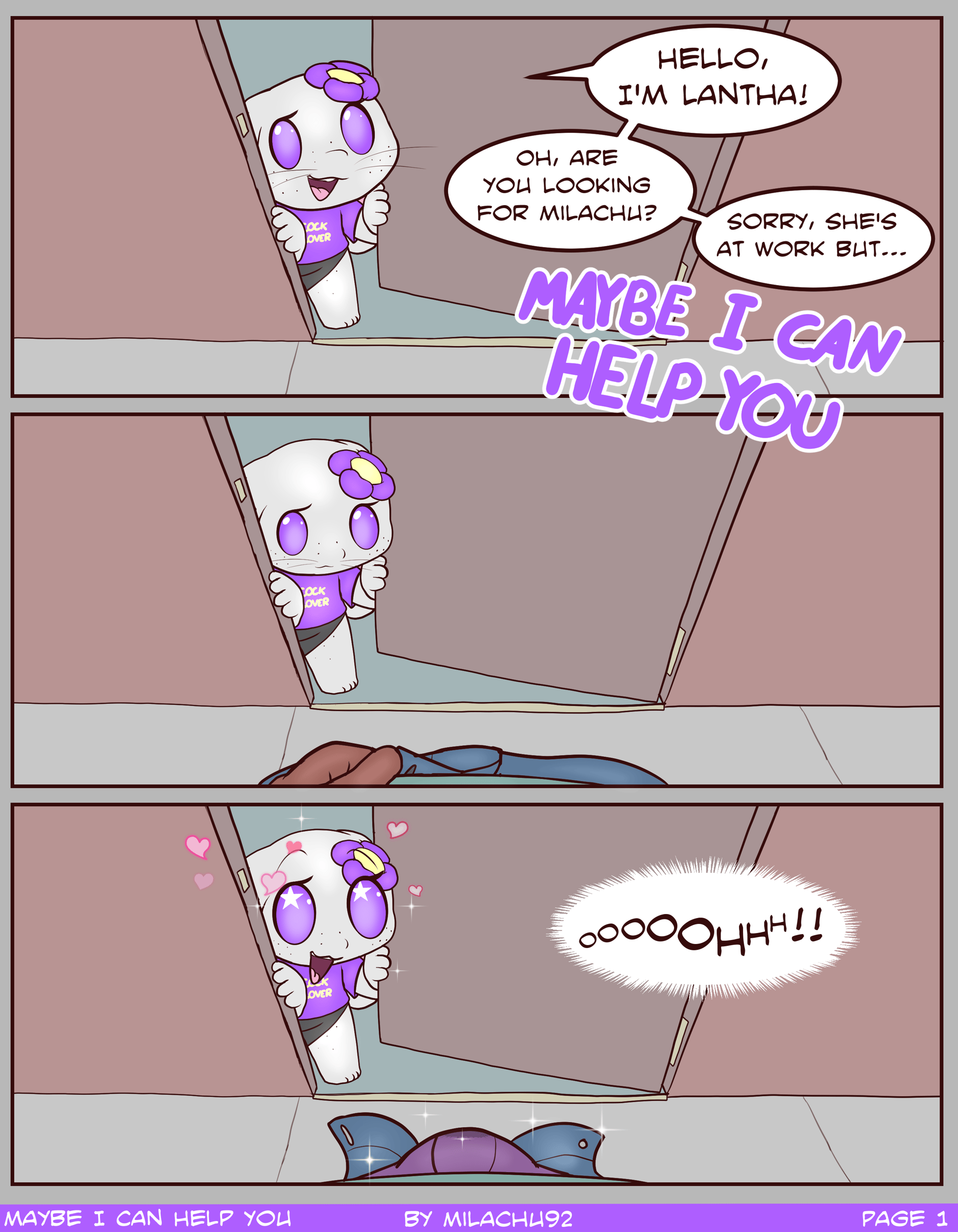 Maybe I Can Help You - adult comic cover