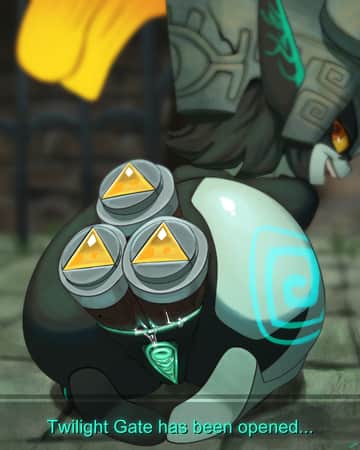 Midna and Wolf Link - Read free adult comic online