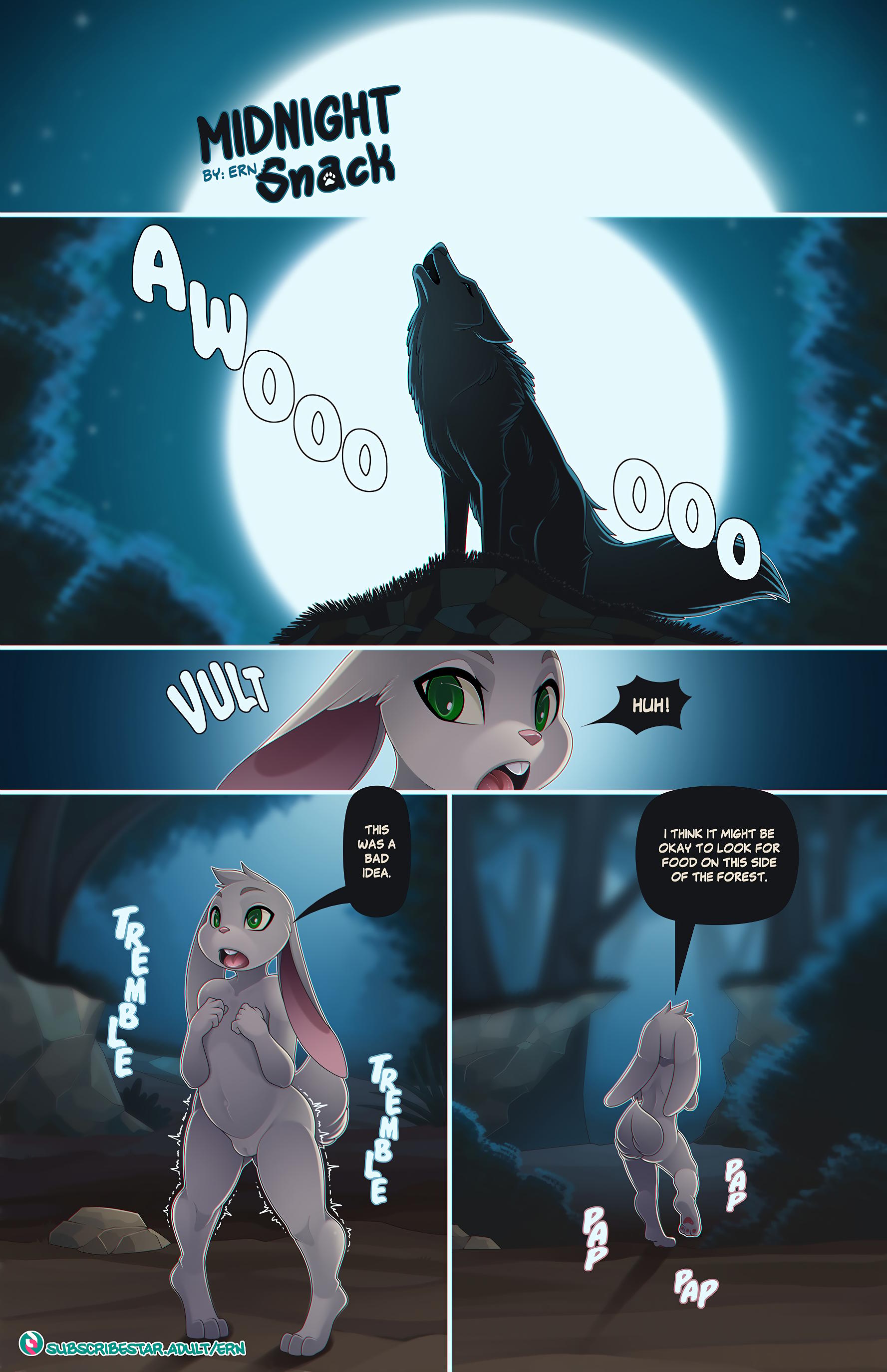 Midnight Snack - adult comic cover