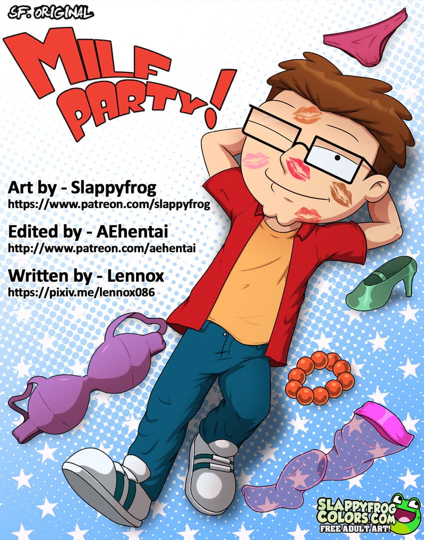 Milf Party! - adult comic cover