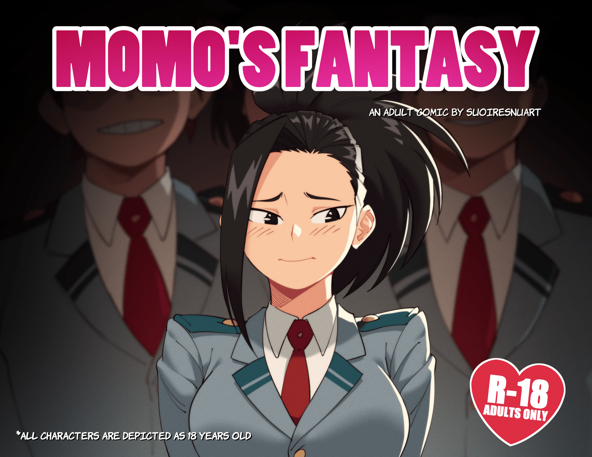 Momo’s Fantasy - adult comic cover