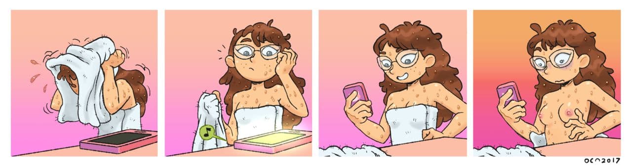 Mornings with Marie - adult comic cover