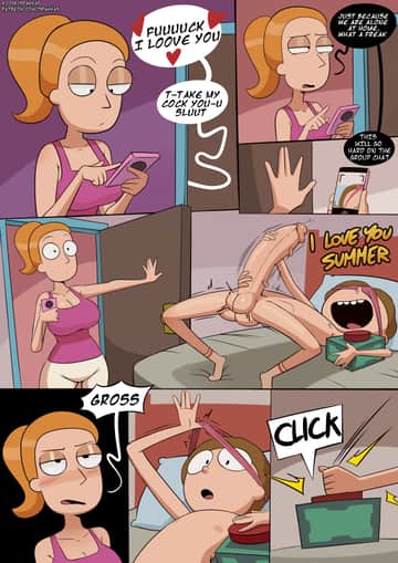 Morty and the Swapper - Read free adult comic online