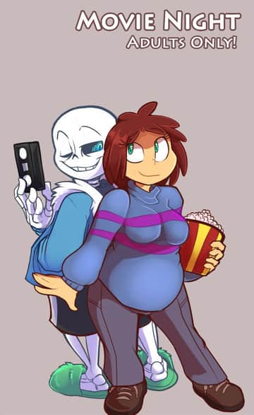 Movie Night - Undertale - Read free adult comic online