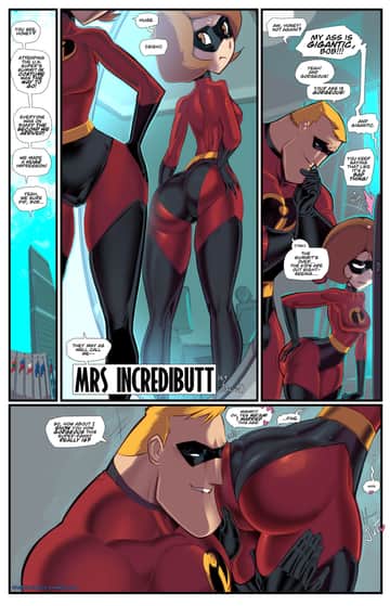 Mrs Incredibutt - Read free adult comic online